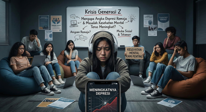 Krisis Generasi Z : Mengapa Angka Depresi Remaja & Masalah Kesehatan Mental Terus Meningkat?